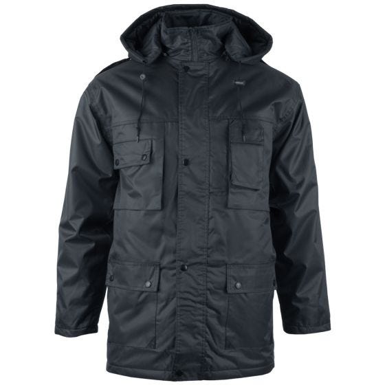 Mil-Tec Parka Dubon avec capuche bleu foncé