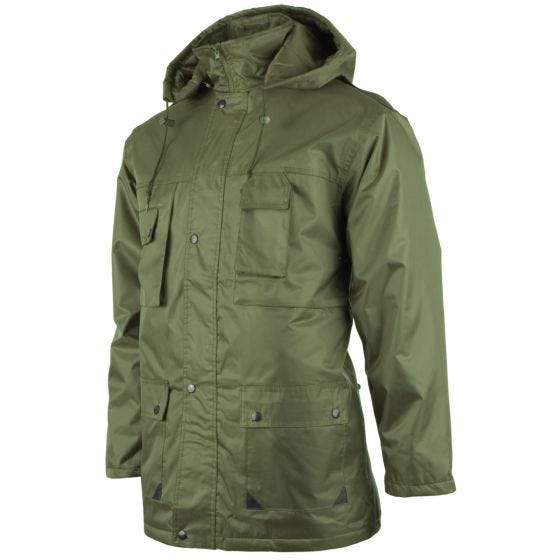 Mil-Tec Parka Dubon avec capuche vert olive
