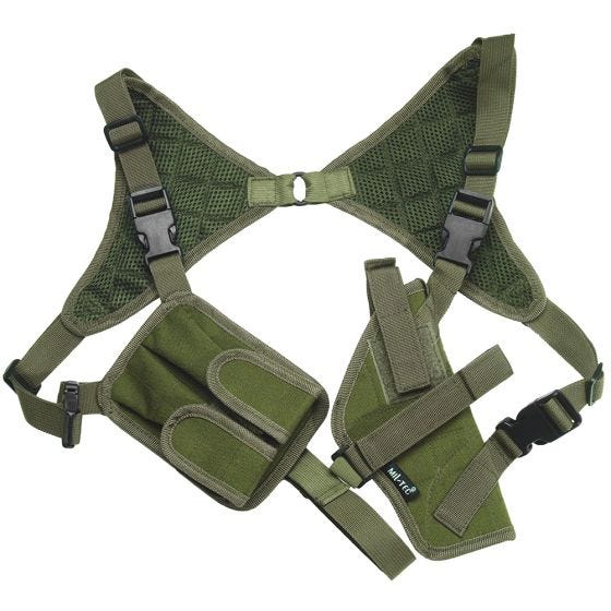 Mil-Tec Holster d'épaule Cordura vert olive