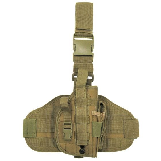 MFH Holster de cuisse MOLLE Coyote