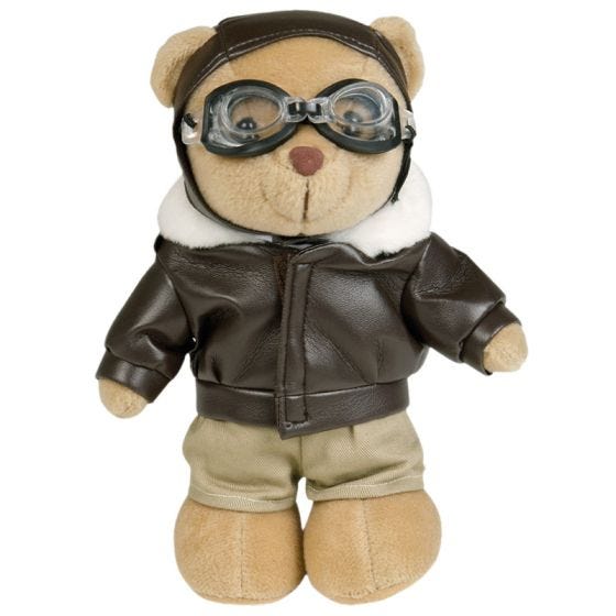 Mil-Tec Ours en peluche pilote