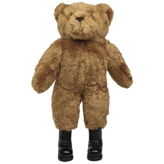 Mil-Tec Grand ours en peluche avec bottes