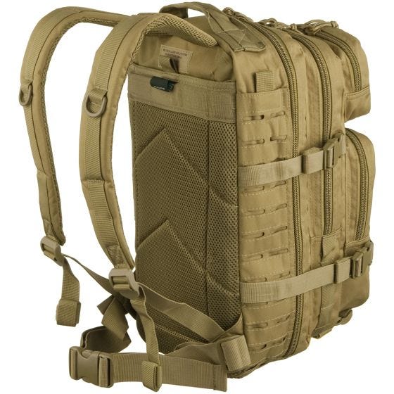Mil-Tec Sac à dos US Assault découpé au laser petite taille Coyote