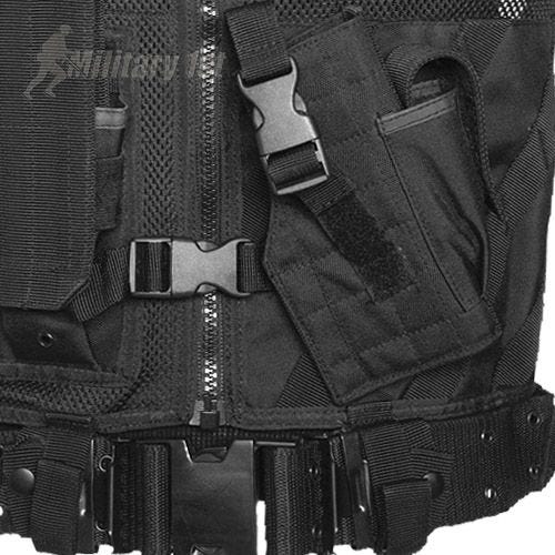Mil-Tec Gilet tactique USMC noir