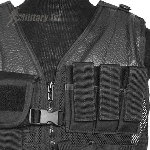 Mil-Tec Gilet tactique USMC noir