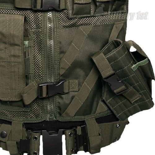 Mil-Tec Gilet tactique USMC vert olive