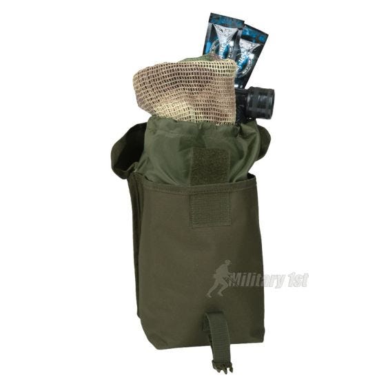 Mil-Tec Grande pochette utilitaire MOLLE vert olive