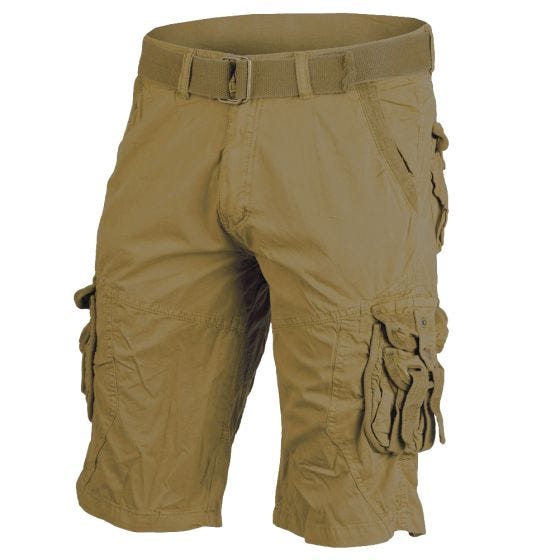 Mil-Tec Short de survie vintage prélavé Coyote