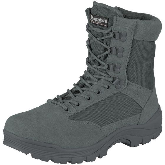 Mil-Tec Bottes Rangers à zip sur le côté Urban Grey
