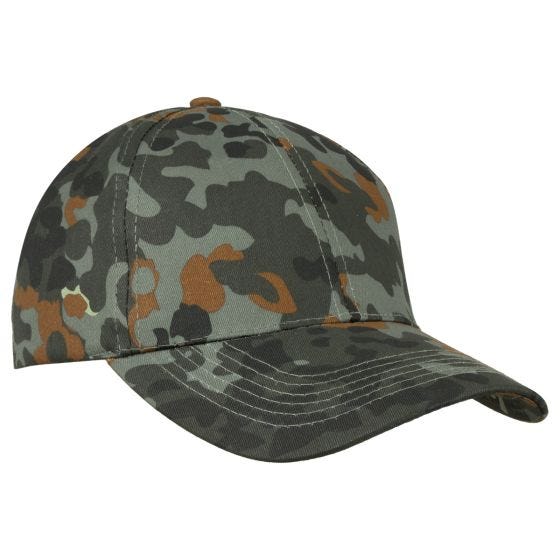 Mil-Tec Casquette avec bande en plastique Flecktarn