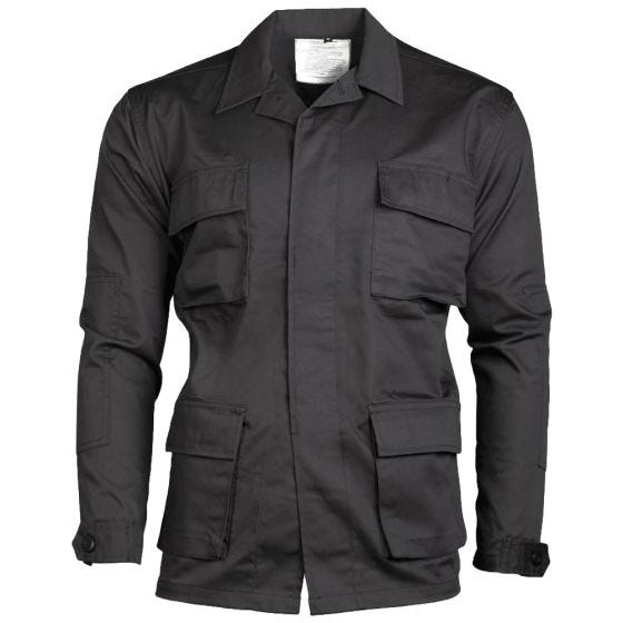 Mil-Tec Chemise militaire BDU noire