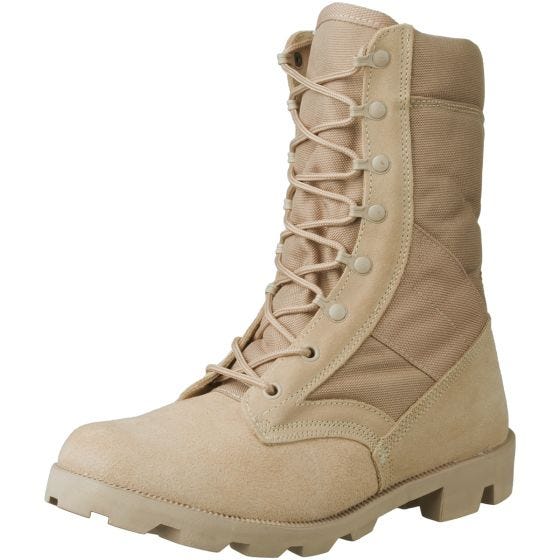 Mil-Tec Bottes militaires US à laçage rapide Desert
