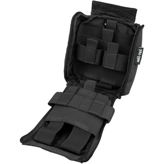 Mil-Tec Trousse de secours individuelle découpée au laser noire