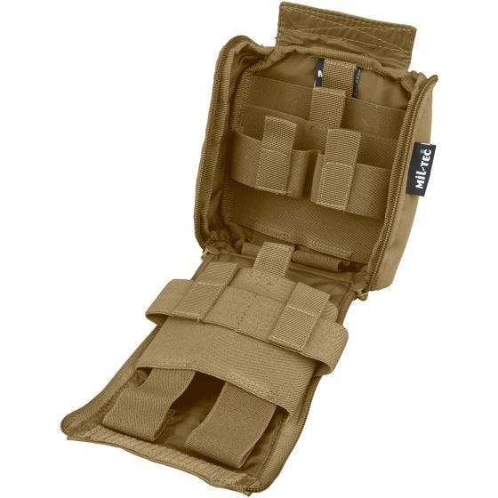 Mil-Tec Trousse de secours individuelle découpée au laser Dark Coyote