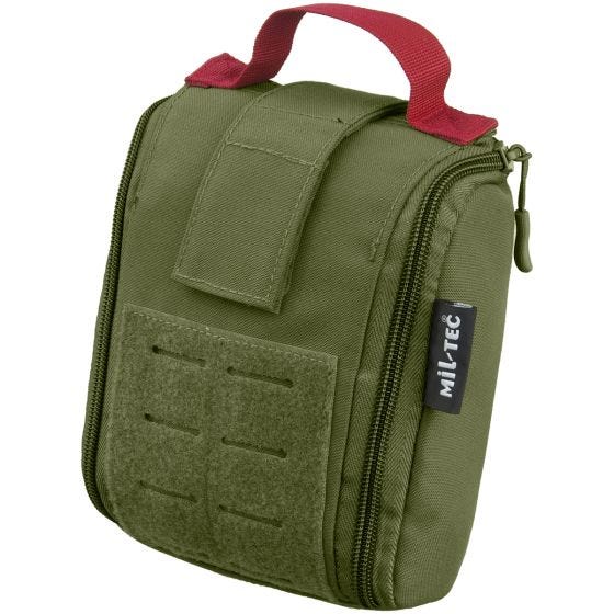 Mil-Tec Trousse de secours individuelle découpée au laser vert olive