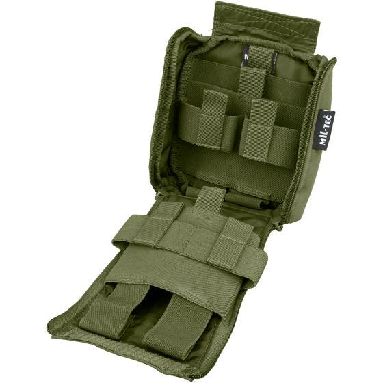Mil-Tec Trousse de secours individuelle découpée au laser vert olive