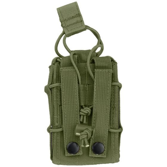 Mil-Tec Porte-chargeur simple ouvert sur le dessus vert olive