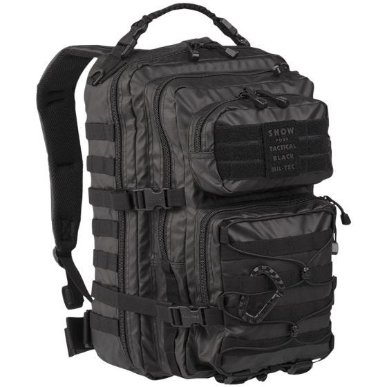 Mil-Tec Sac à dos US Assault tactique grande taille Tactical Black