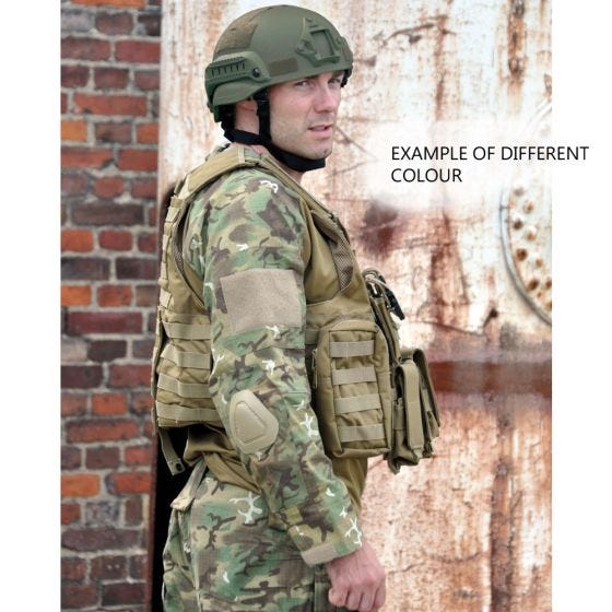 Mil-Tec Gilet tactique M.Release MOLLE vert olive