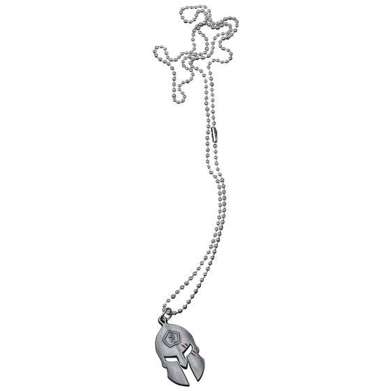 Pentagon Collier Spartan couleur argent effet vieilli