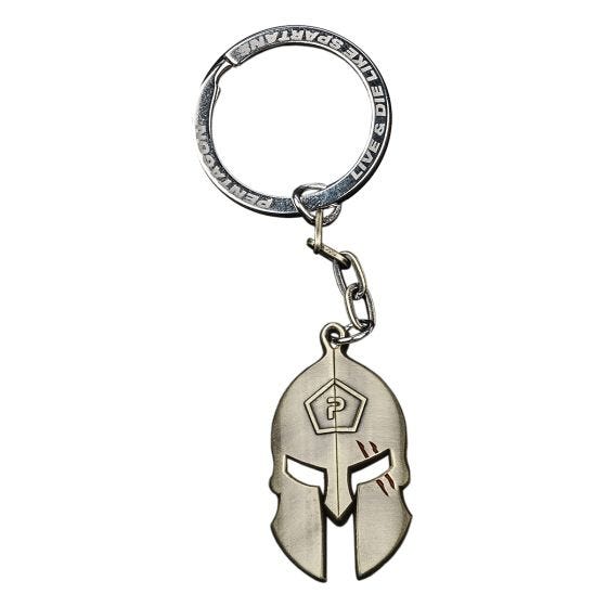 Pentagon Porte-clés Spartan Antique Brass