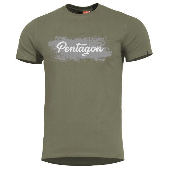 Pentagon T-shirt Ageron Grunge vert olive