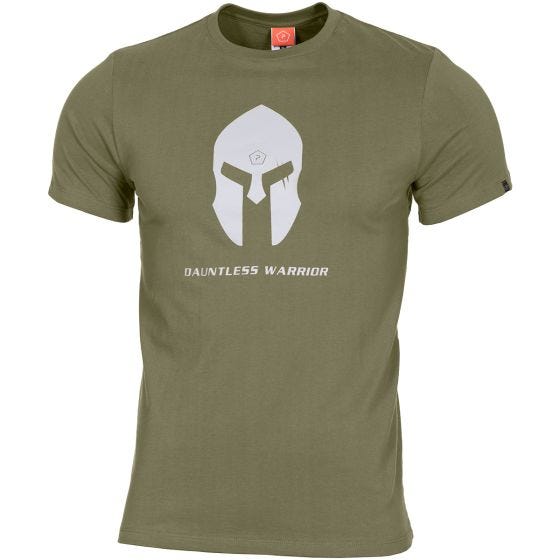 Pentagon T-shirt Ageron casque spartiate vert olive