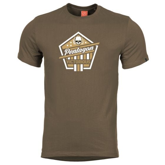 Pentagon T-shirt Ageron Victorious Terra Brown