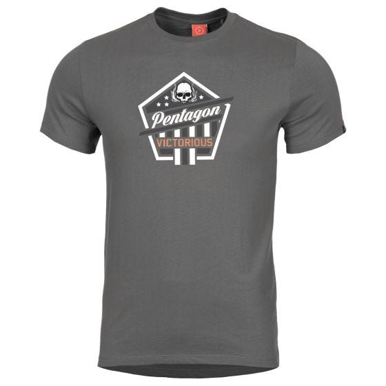 Pentagon T-shirt Ageron Victorious Wolf Grey