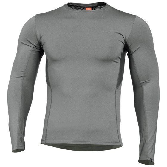 Pentagon T-shirt à manches longues Apollo Tac-Fresh Wolf Grey