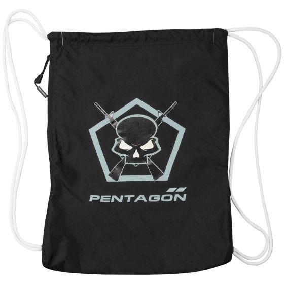 Pentagon Sac de sport Moho imprimé tête de mort noir