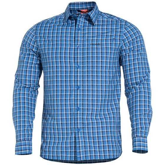 Pentagon Chemise à manches longues Snoop Blue Checks