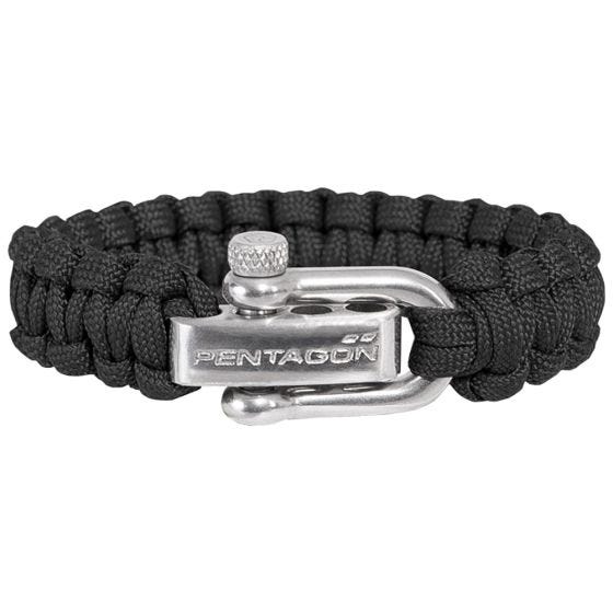 Pentagon Bracelet de survie noir