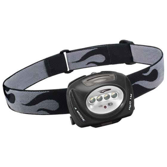 Princeton Tec Lampe frontale Quad à boîtier noir