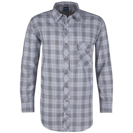 Propper Chemise Covert boutonnée à manches longues Plaid bleu océan