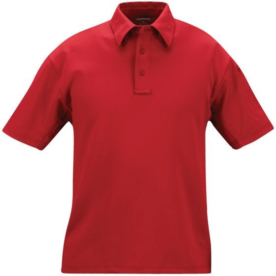 Propper Polo pour homme I.C.E. Performance à manches courtes rouge