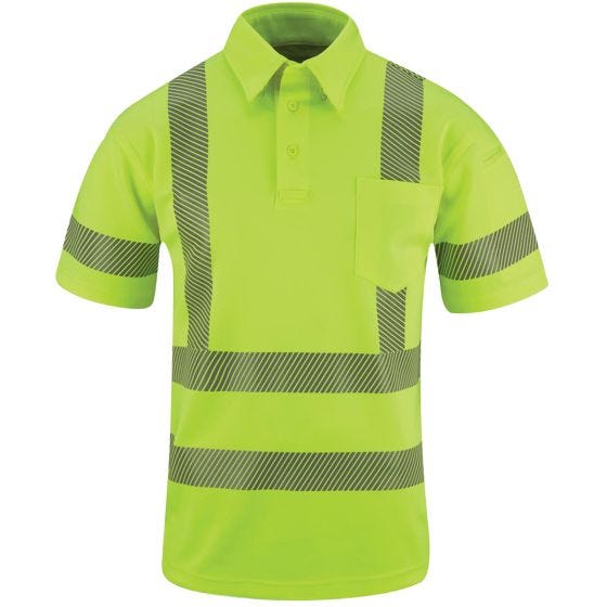 Propper Polo pour homme I.C.E. ANSI II à manches courtes Hi-Viz Yellow