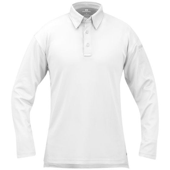 Propper Polo pour homme I.C.E. Performance à manches longues blanc