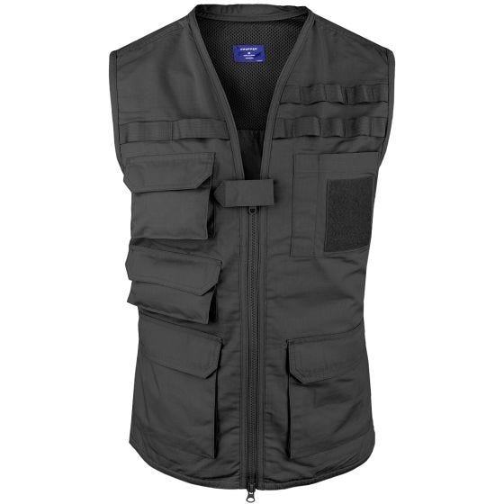 Propper Gilet tactique en polycoton Ripstop noir