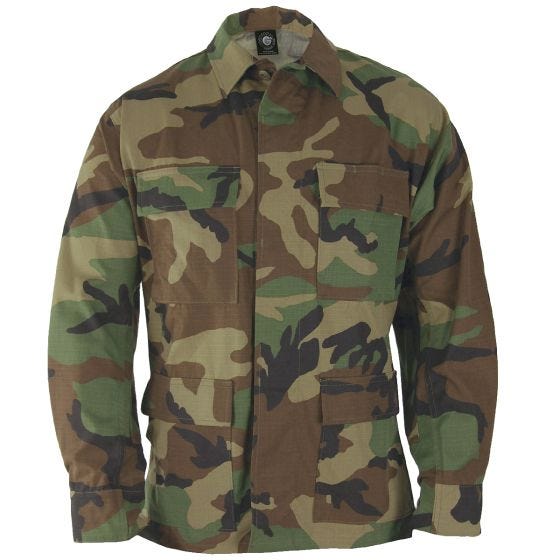 Propper Manteau BDU en polycoton Ripstop Woodland