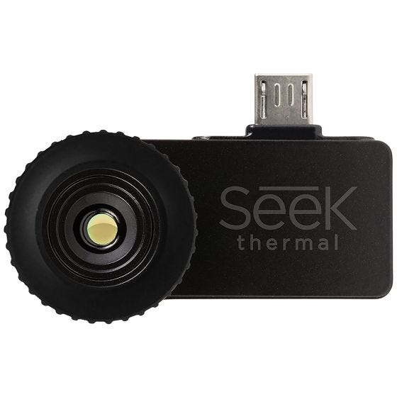 Seek Caméra thermique compacte pour Android noire
