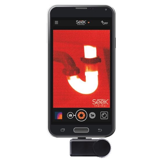 Seek Caméra thermique compacte pour Android noire