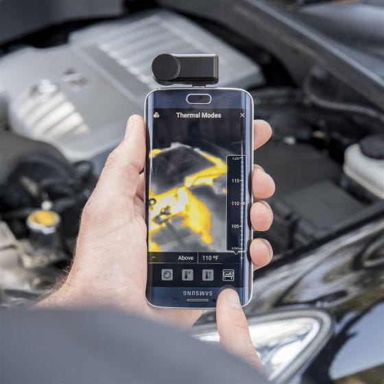 Seek Caméra thermique compacte pour Android noire