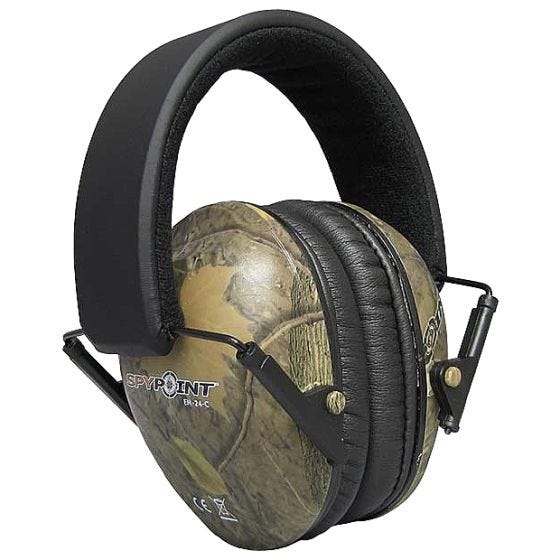 SpyPoint Casque anti-bruit EM-24 Camo