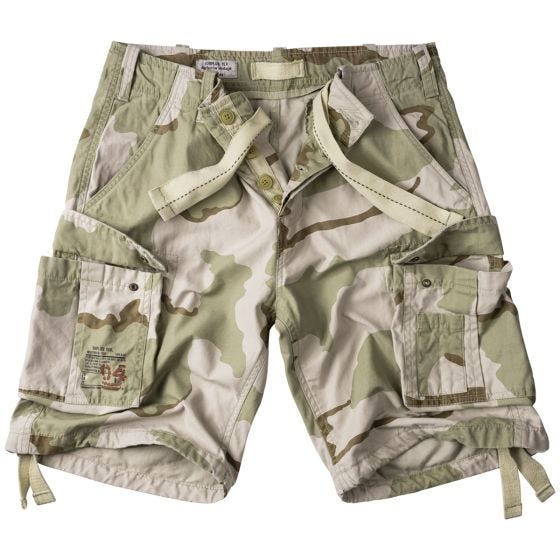 Surplus Short délavé Airborne Vintage 3-Colour Desert