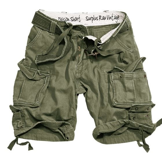 Surplus Short Division vert olive