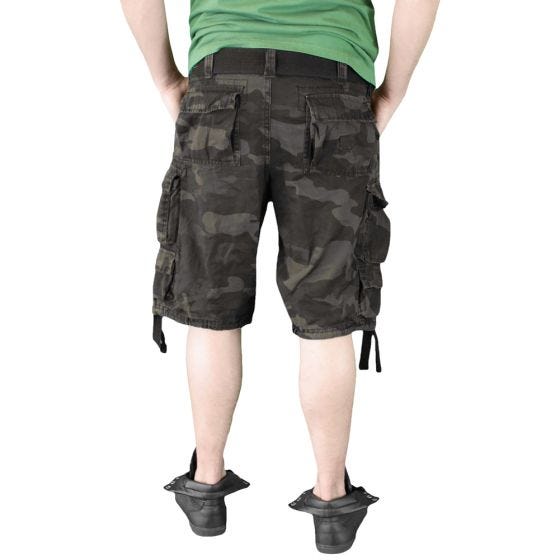 Surplus Short Division Black Camo