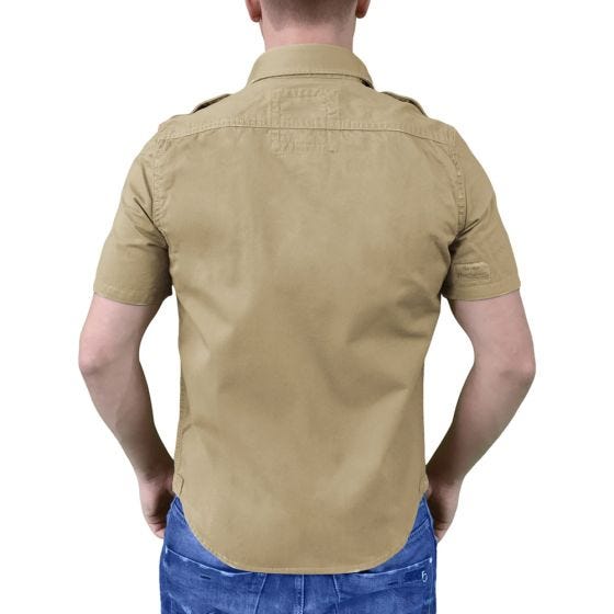Surplus Chemise à manches courtes Raw Vintage beige