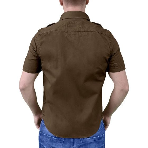 Surplus Chemise à manches courtes Raw Vintage marron