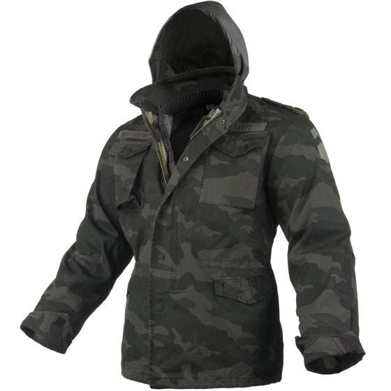 Surplus Veste M65 Regiment Black Camo